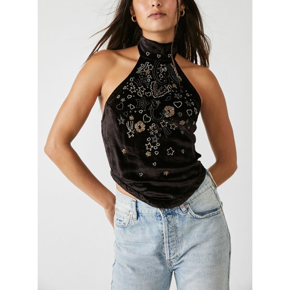 FREE PEOPLE Arianna Top / Black Combo